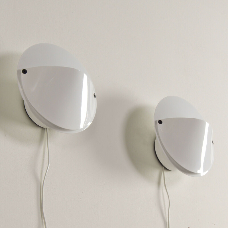 Pair of vintage Giovi wall lamps by Achille Castiglioni for Flos, 1980s