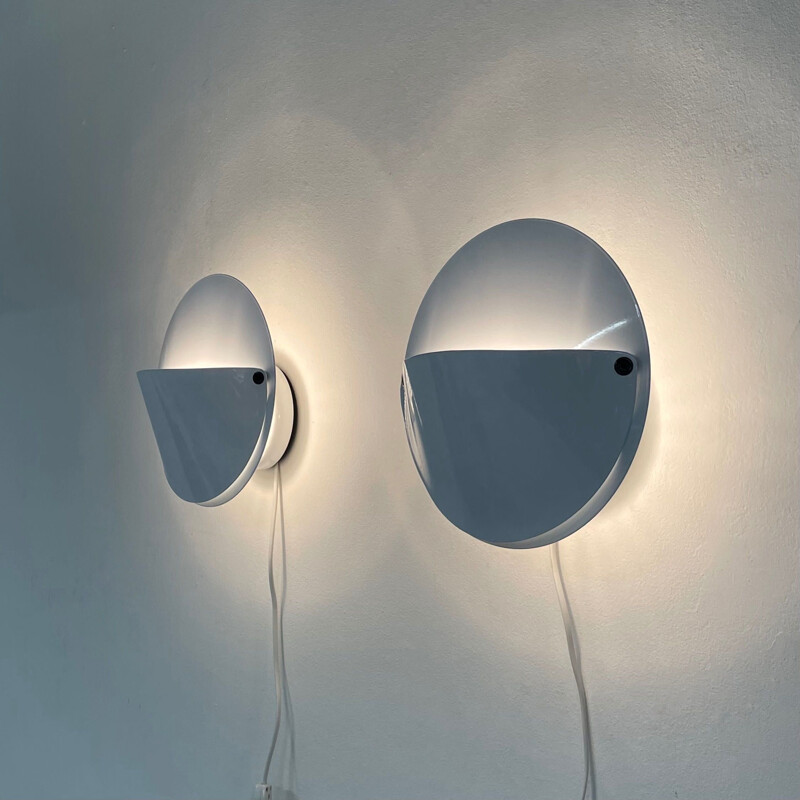 Pair of vintage Giovi wall lamps by Achille Castiglioni for Flos, 1980s