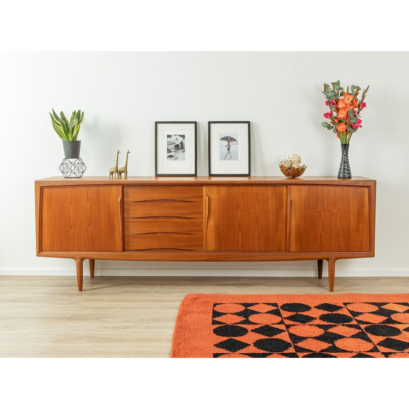 Mid century teak sideboard by Axel Christensen for ACO Møbler, Denmark 1960s