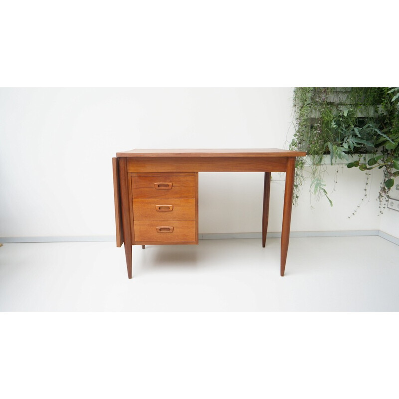 Scandinavian desk in teak, Arne VODDER - 1950s 