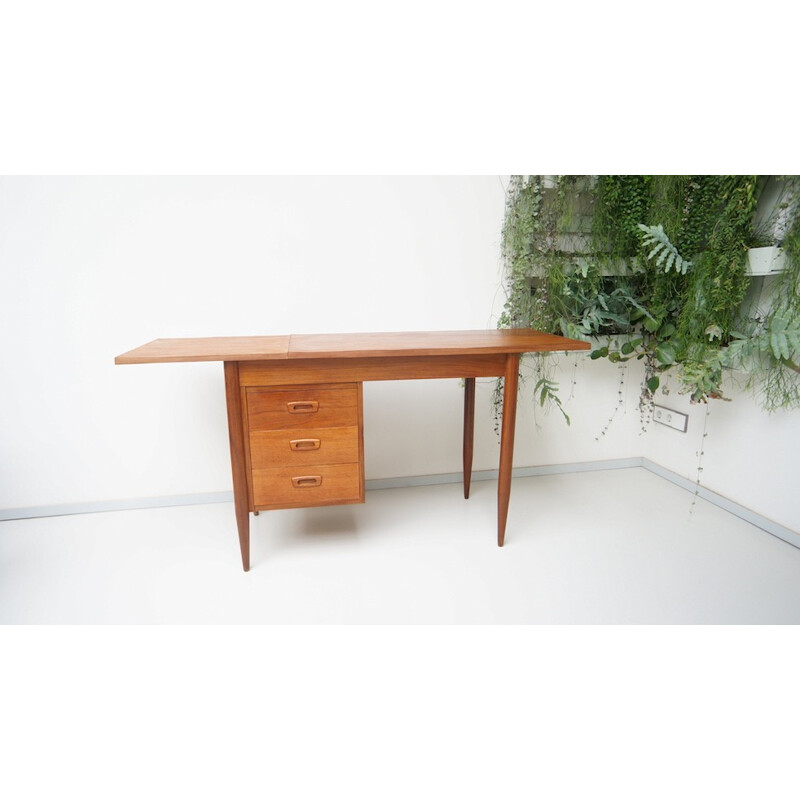 Scandinavian desk in teak, Arne VODDER - 1950s 