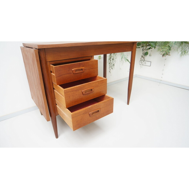 Scandinavian desk in teak, Arne VODDER - 1950s 