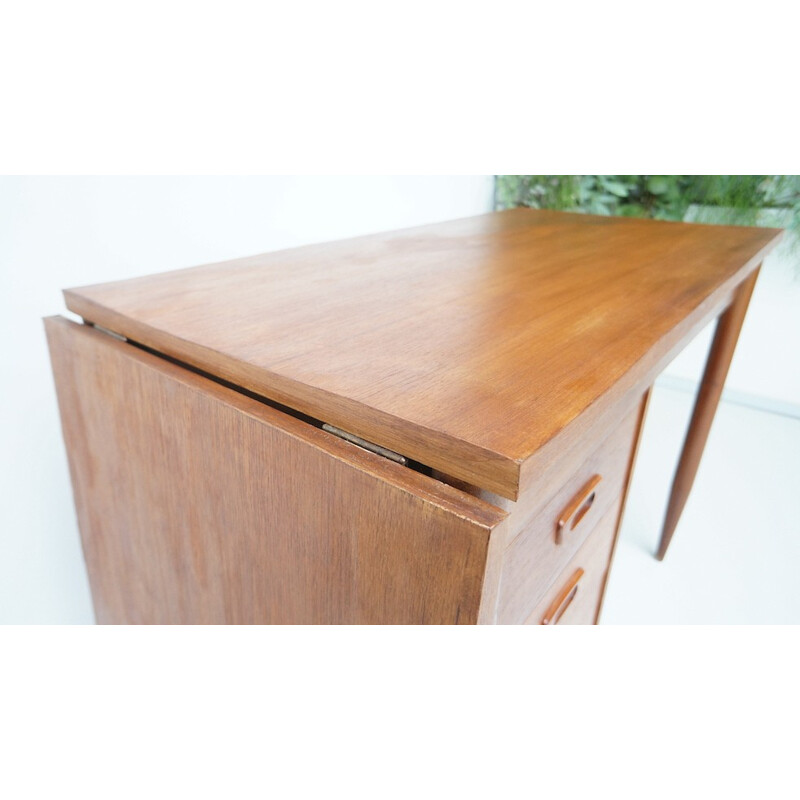 Scandinavian desk in teak, Arne VODDER - 1950s 