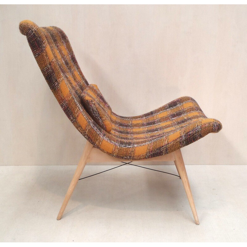Vintage pair of armchairs, Miroslav NAVRATIL - 1950s