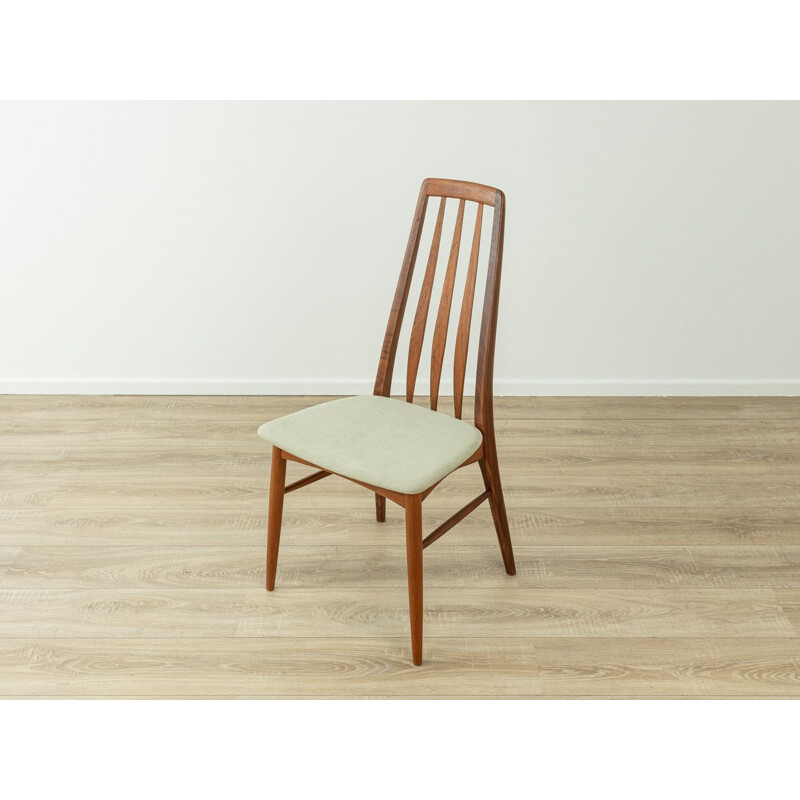 Set di 4 sedie vintage in teak "Eva" di Nils Koefoed per Hornslet, Danimarca 1960