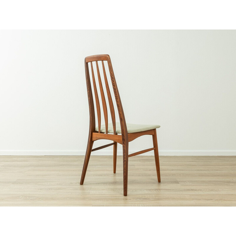 Conjunto de 4 cadeiras de teca vintage "Eva" de Nils Koefoed para Hornslet, Dinamarca 1960