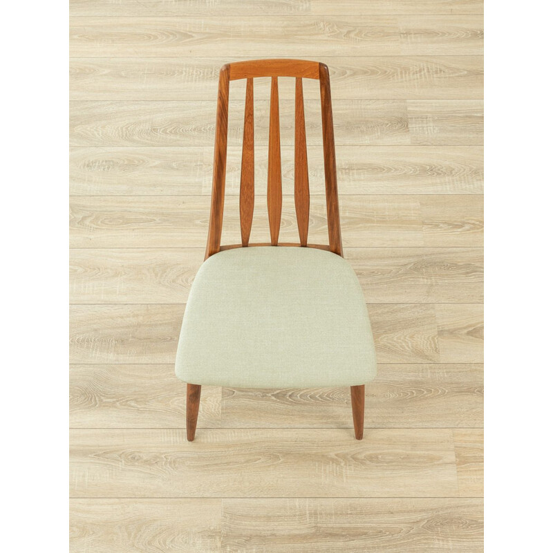 Conjunto de 4 cadeiras de teca vintage "Eva" de Nils Koefoed para Hornslet, Dinamarca 1960