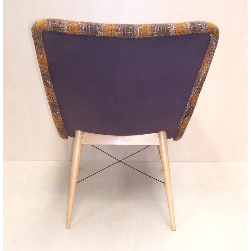 Vintage pair of armchairs, Miroslav NAVRATIL - 1950s