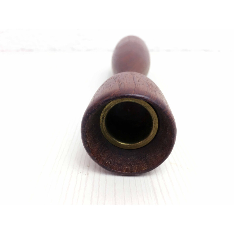 Scandinavian vintage teak candlestick, 1970