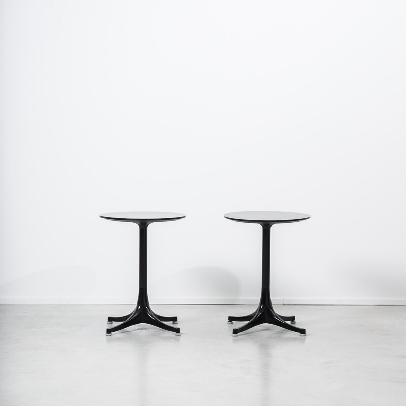 Pair of Herman Miller "5451" side tables, George NELSON - 1950s