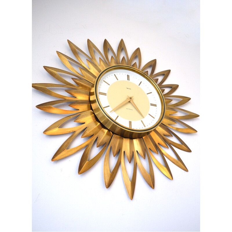 Smiths Sectronic sunburst wall clock - 1950s