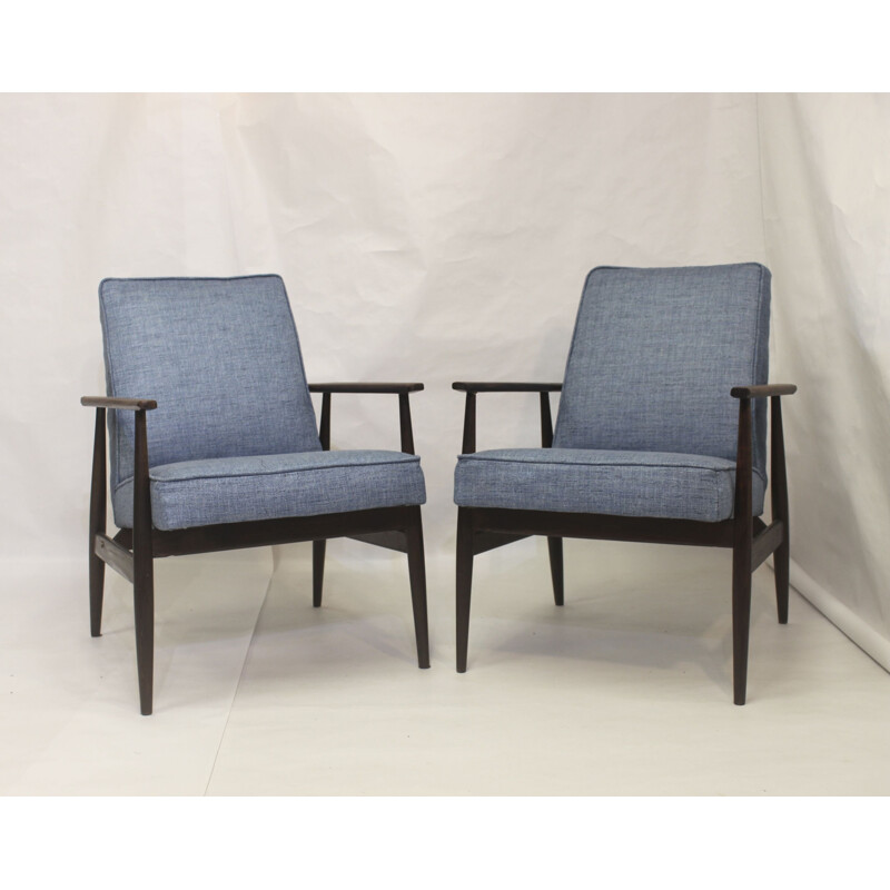 Paar Vintage-Sessel 300-190 von Henryk Lis für Bystrzyckie, 1970