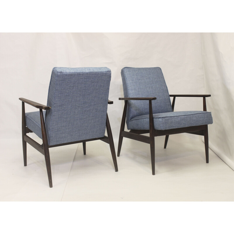 Paar vintage fauteuils 300-190 van Henryk Lis voor Bystrzyckie, 1970