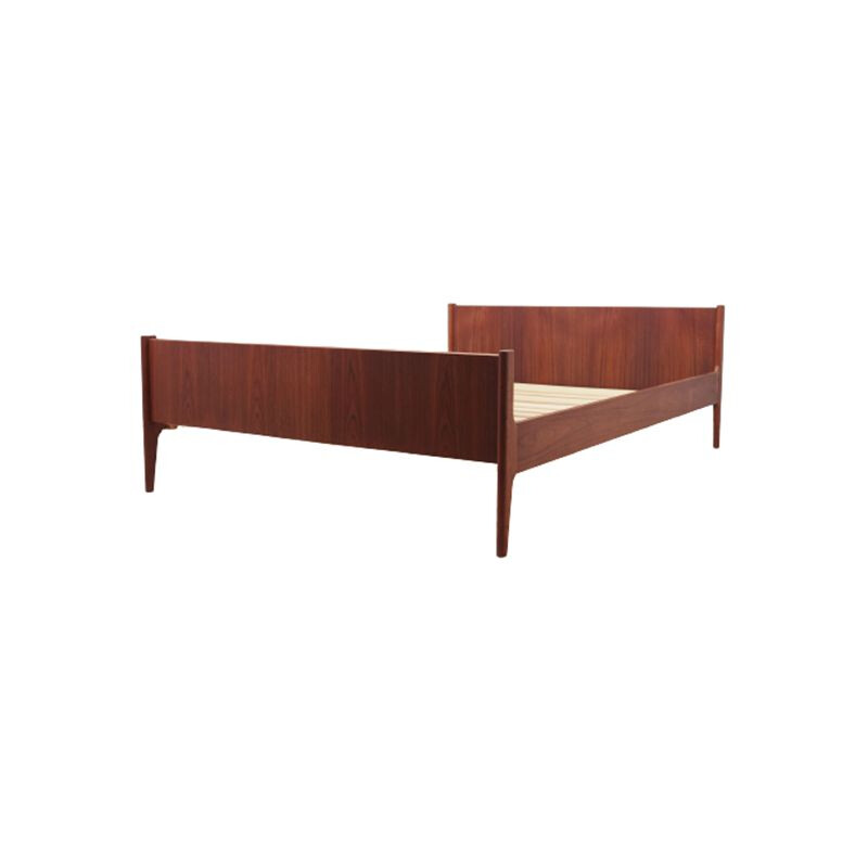 Teak vintage bed, Denmark 1970s