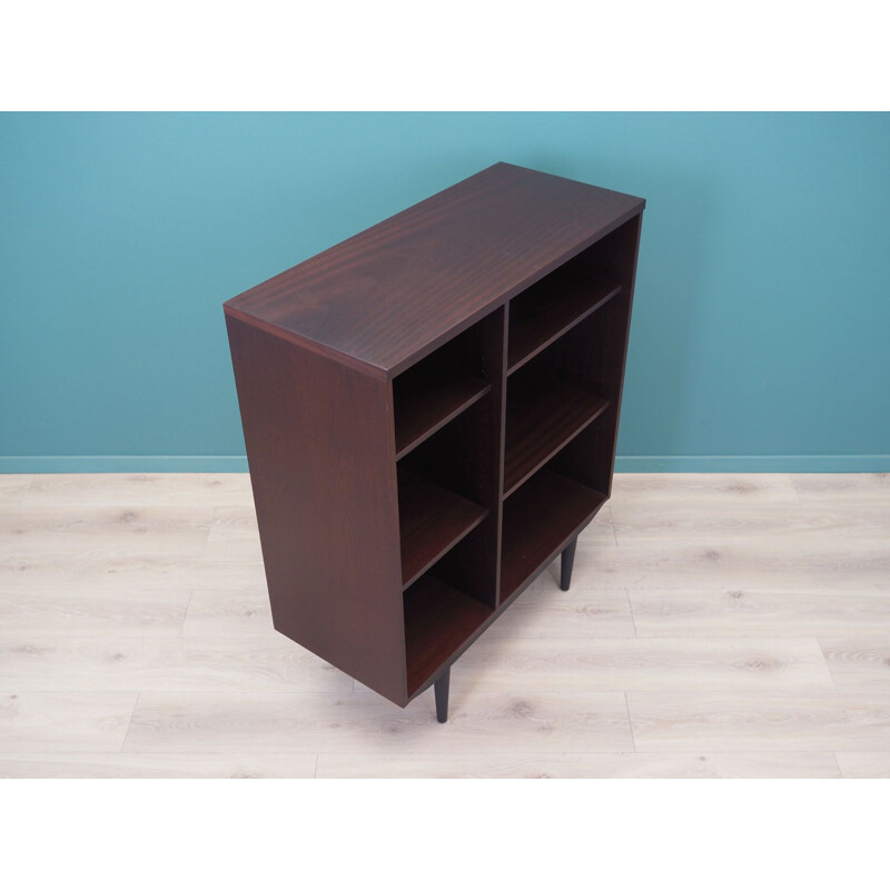 Vintage mahogany bookcase by Ulferts, Sweden 1960