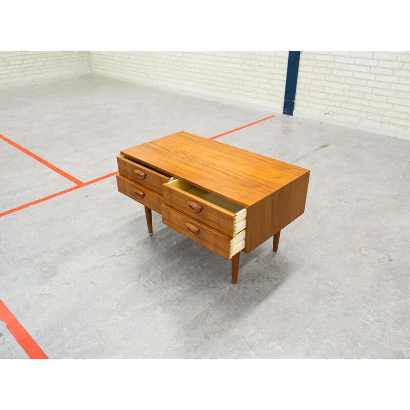 Danish Feldballes møbelfabrik chest of drawers in teak, Kai KRISTIANSEN - 1950s