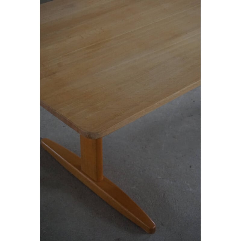 Mid century Danish solid oakwood table by Børge Mogensen for C.M Madsen Haarby, 1960s