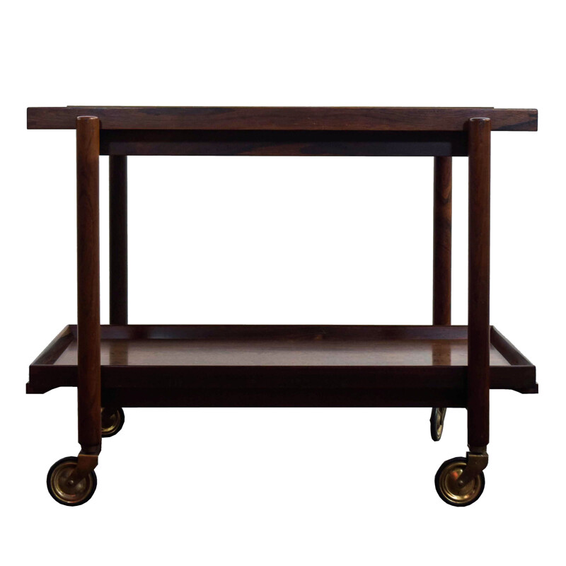 Vintage Serving table in rosewood by Poul Hundevad 1960