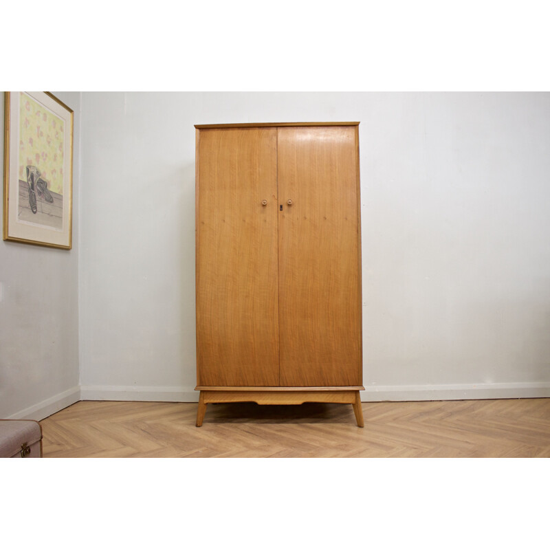 Vintage walnut cabinet by Alfred Cox for Heals, 1960s