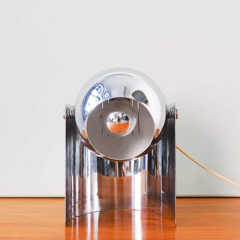 Vintage Eyeball table lamp by Reggiani, Italy 1970s