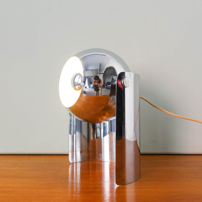 Vintage Eyeball table lamp by Reggiani, Italy 1970s