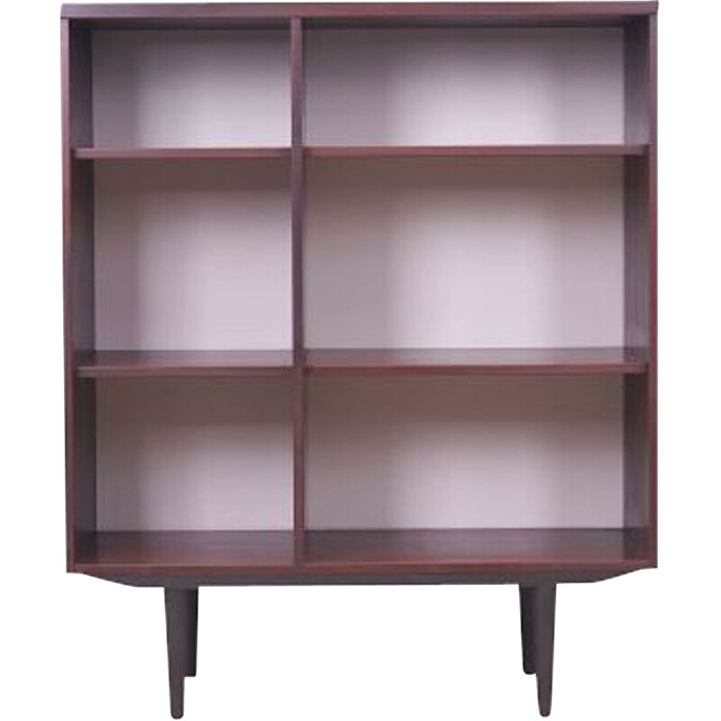 Vintage mahogany bookcase by Ulferts, Sweden 1960