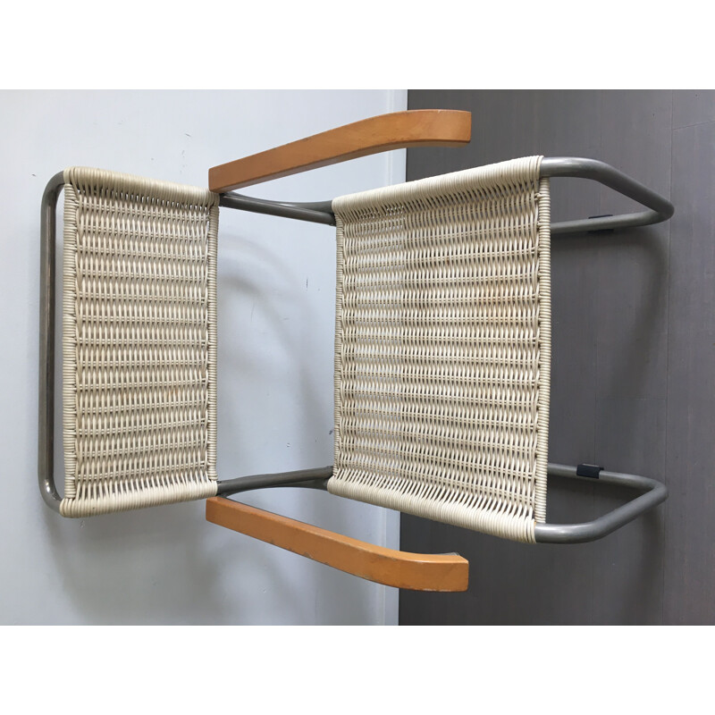 Vintage Tecta D40 desk armchair by Marcell Breuer, 1980s