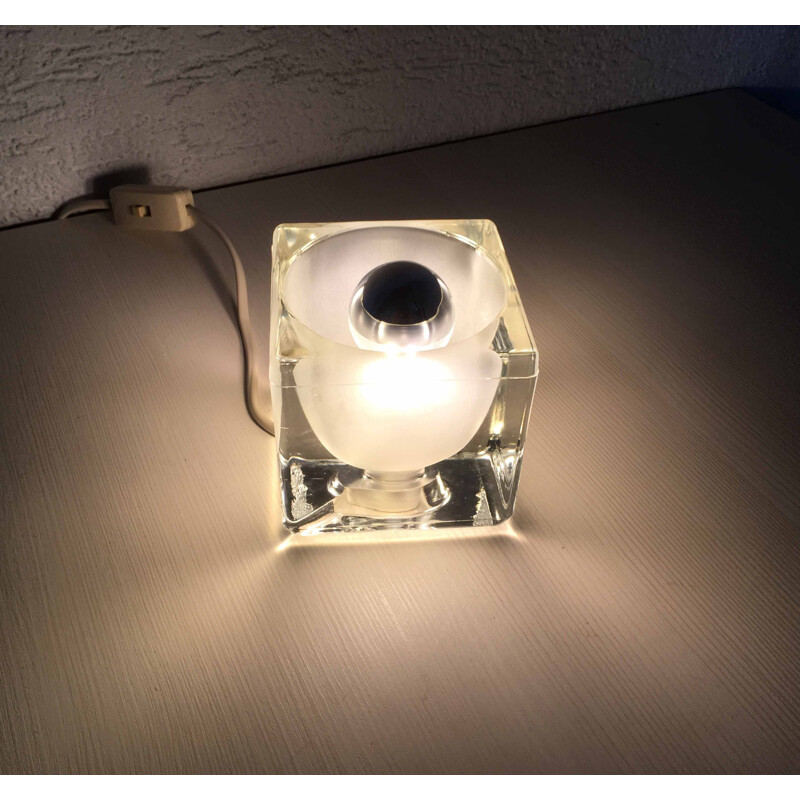 Vintage lamp "ice cube" by Peill & Putzler, Germany 1960-1970