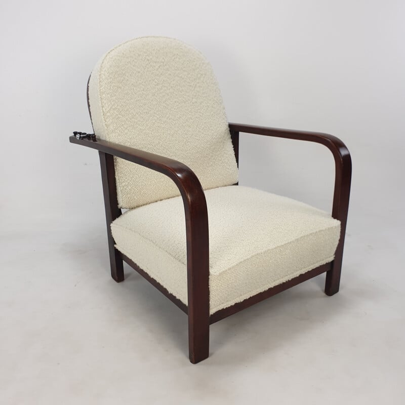 Paar vintage Thonet verstelbare fauteuils, 1930