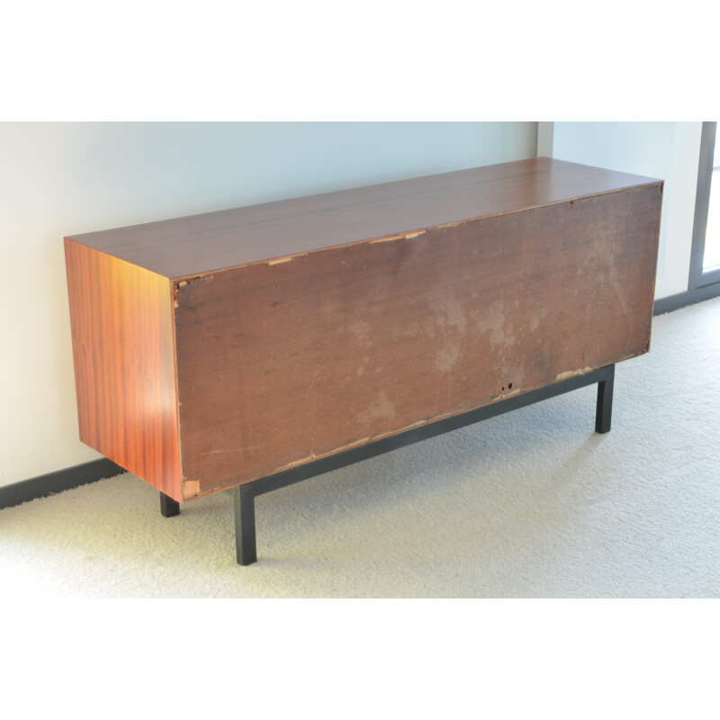 Mahogany sideboard with 4 drawers, Charlotte PERRIAND - 1950s