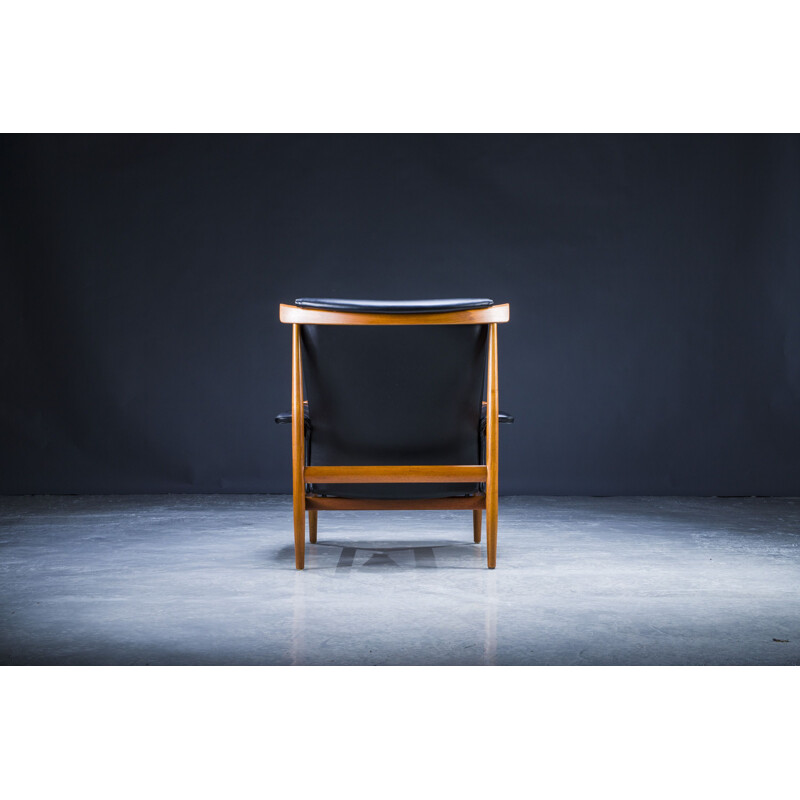 Vintage Bwana armchair and ottoman by Finn Juhl for France & Son, 1960s