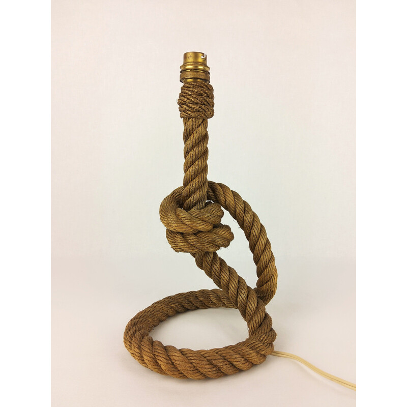 Lampada a corda vintage di Audoux-Minet, 1950