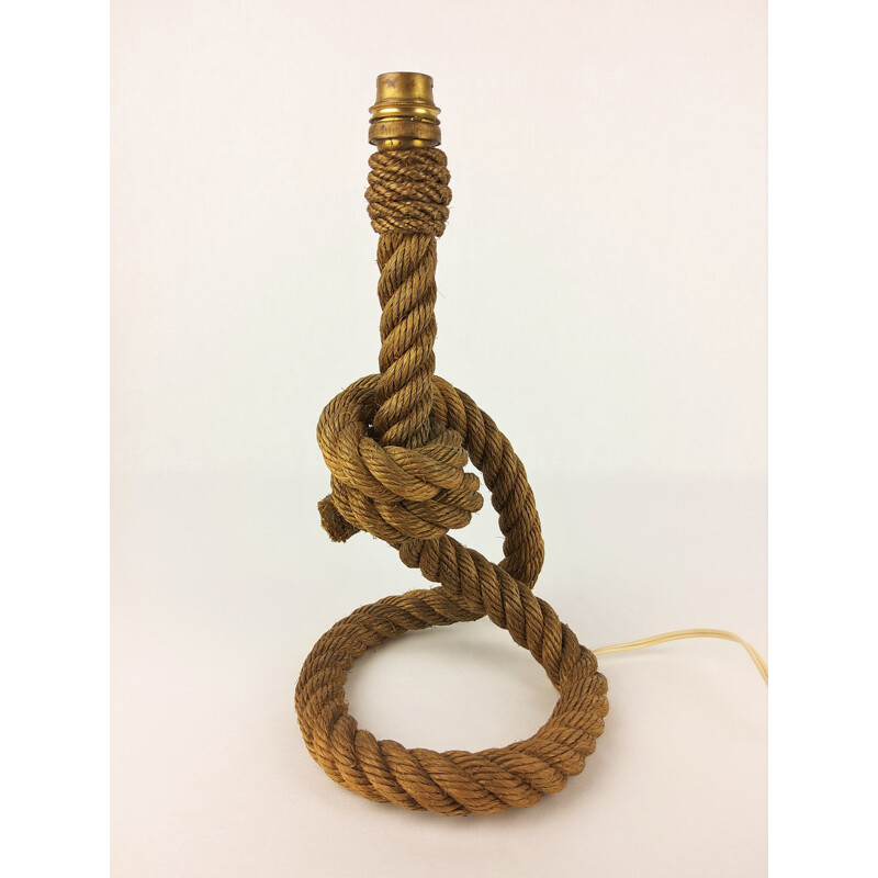 Lampada a corda vintage di Audoux-Minet, 1950