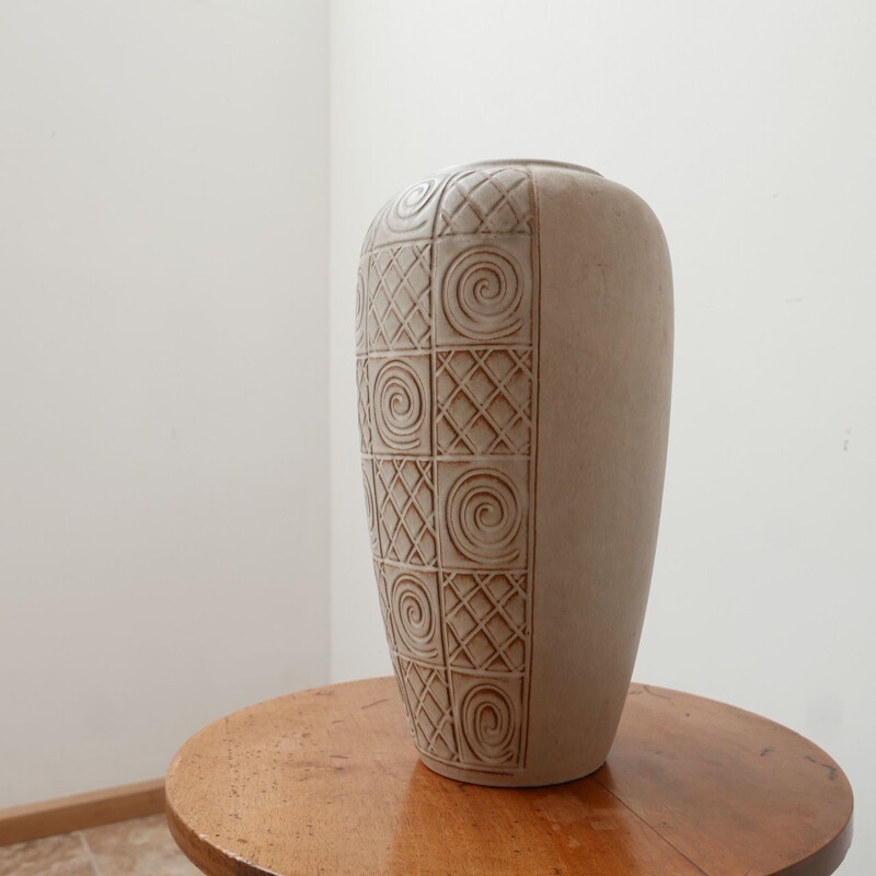 German ceramic mid-century decorative vase, 1970-1980s