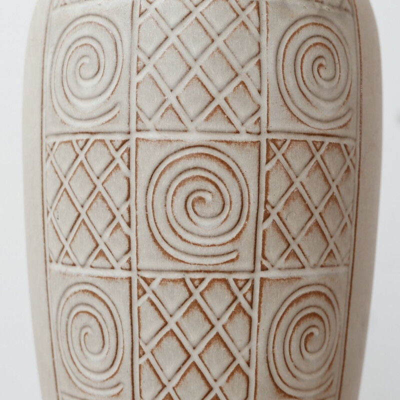 German ceramic mid-century decorative vase, 1970-1980s