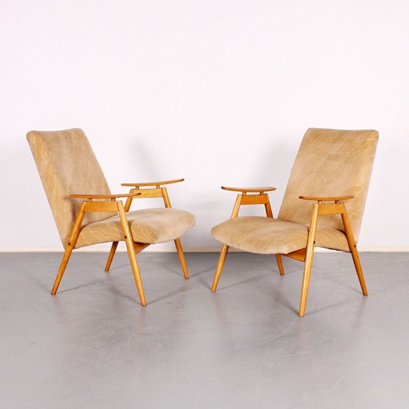 Paire de fauteuils vintage de Jaroslav Šmídek