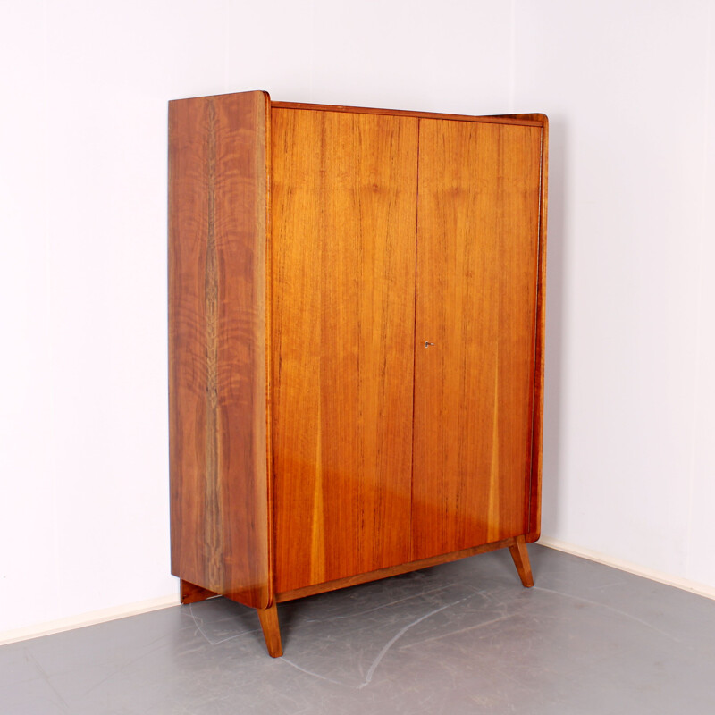 Vintage 2-door wardrobe by František Jirák