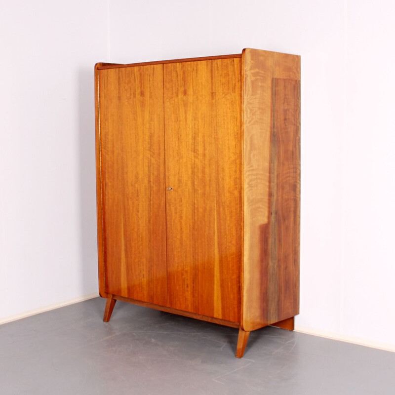 Vintage 2-door wardrobe by František Jirák