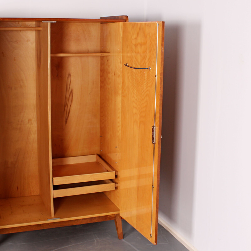 Vintage 2-door wardrobe by František Jirák