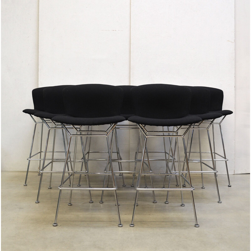 Taburete de bar vintage de Harry Bertoia para Knoll International