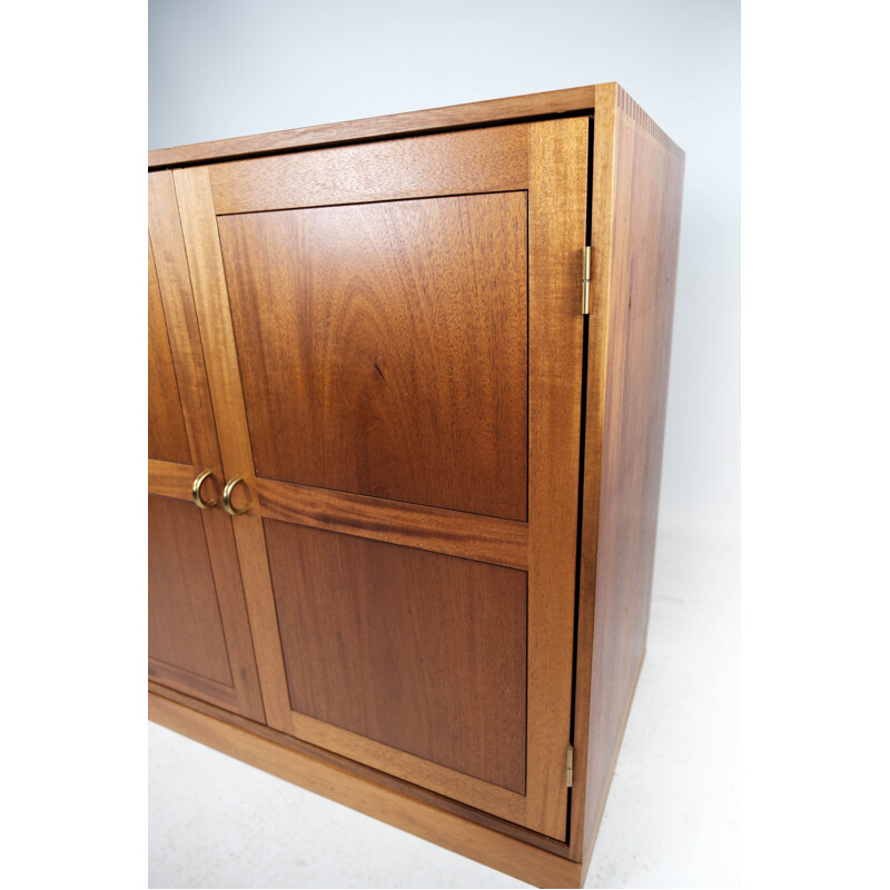 Vintage light mahogany cabinet from Søborg Furniture, Denmark 1960