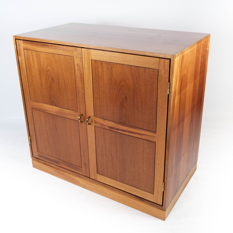 Vintage light mahogany cabinet from Søborg Furniture, Denmark 1960