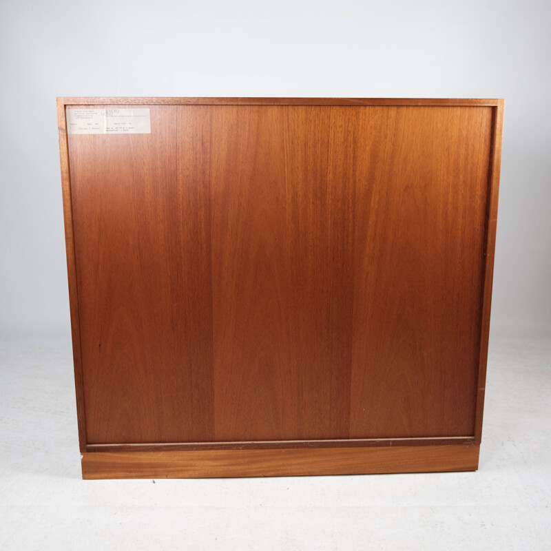 Vintage light mahogany cabinet from Søborg Furniture, Denmark 1960