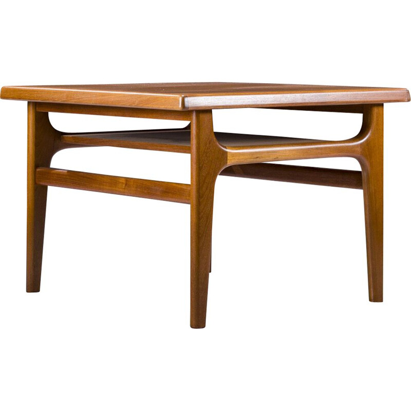 Table basse vintage en teck par Niels Bach pour A S Möbler, 1960