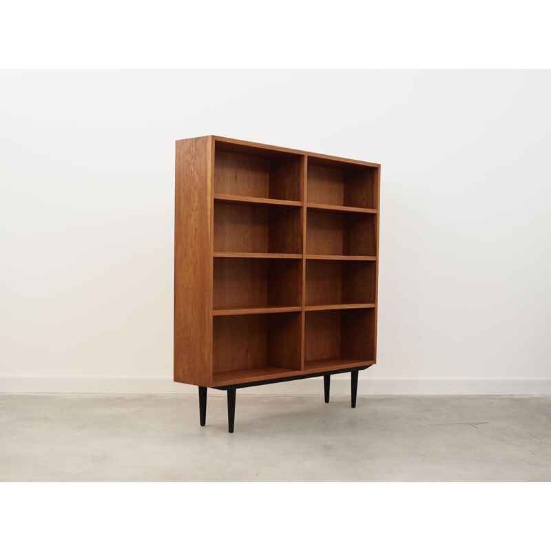 Oakwood mid century bookcase, Denmark 1970s