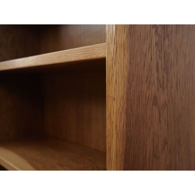 Oakwood mid century bookcase, Denmark 1970s