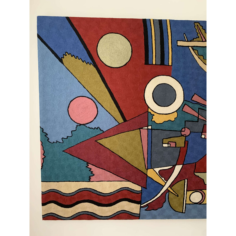 Vintage constructivist painting