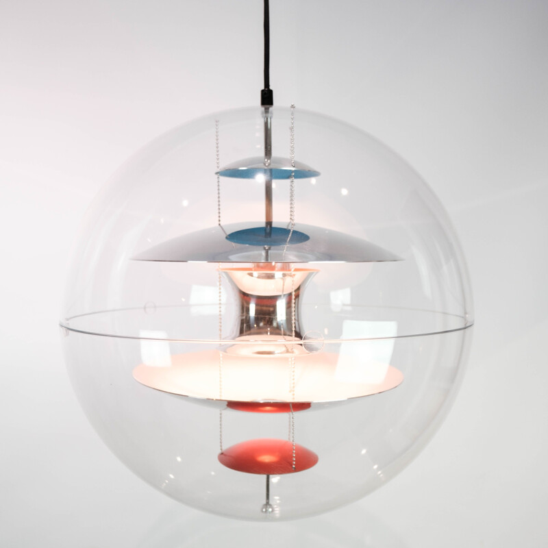 Vintage globe pendant lamp by Verner Panton, 1969