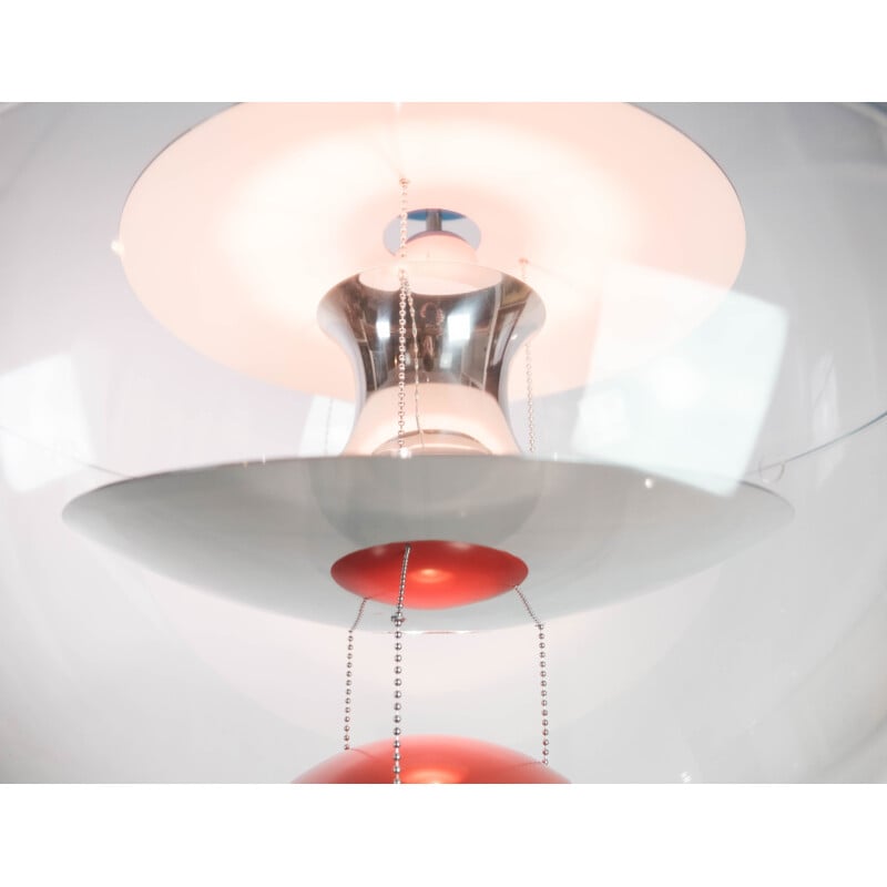 Vintage globe pendant lamp by Verner Panton, 1969