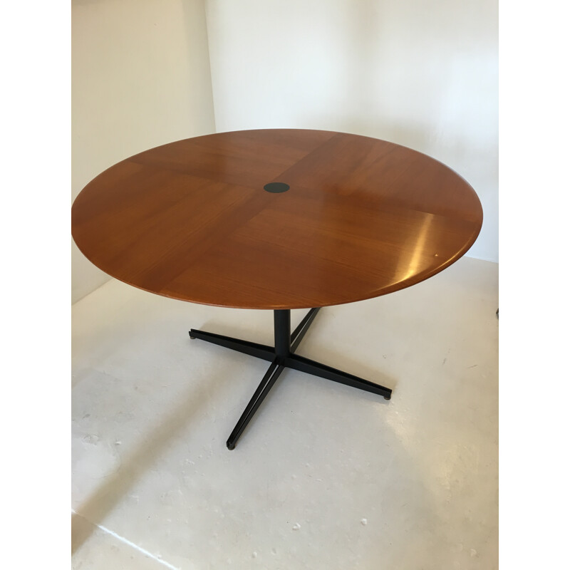 Tecno table in wood, Osvaldo BORSANI - 1950s